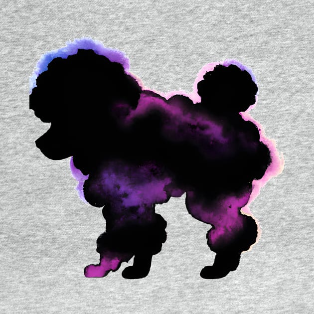 Fluffy Toy Poodle Cloud Art by Furrban